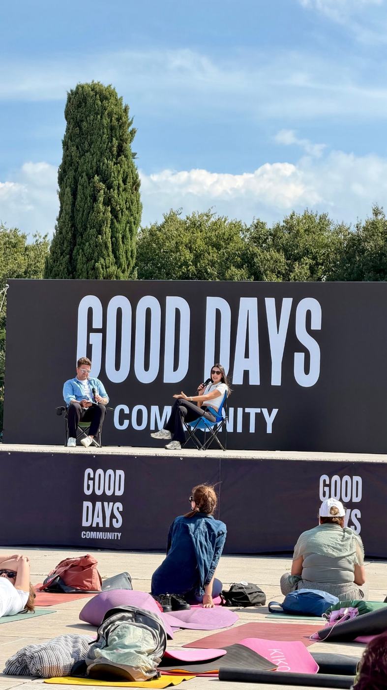 Yoga Festivali söyleşisinden bir kare